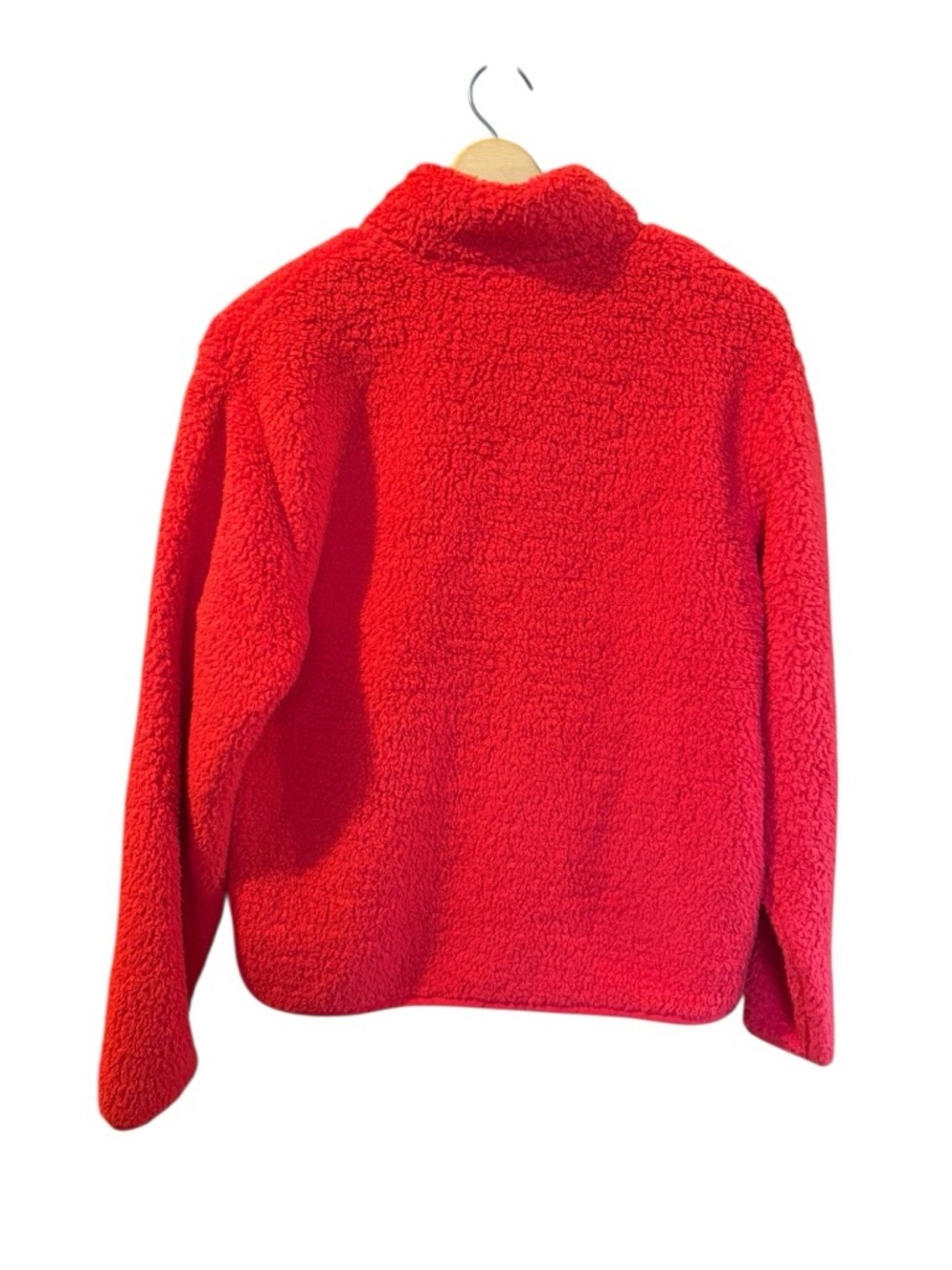 Wondershop Red Sherpa Half-Zip Pullover - Picture 6 of 8